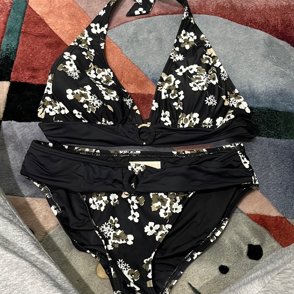 Michael Kors Swim Suit Top and Bottom Size M